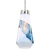 Uttermost Lighting Fixtures - Pendant Lights Windswept Blue & White 1 Light Min