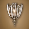 Uttermost Lighting Fixtures - Wall Sconces Uttermost Vicentina 1 Light Crystal Wall Sco