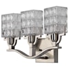 Uttermost Lighting Fixtures - Wall Sconces Copeman Brushed Nickel 3 Light Vanity Strip