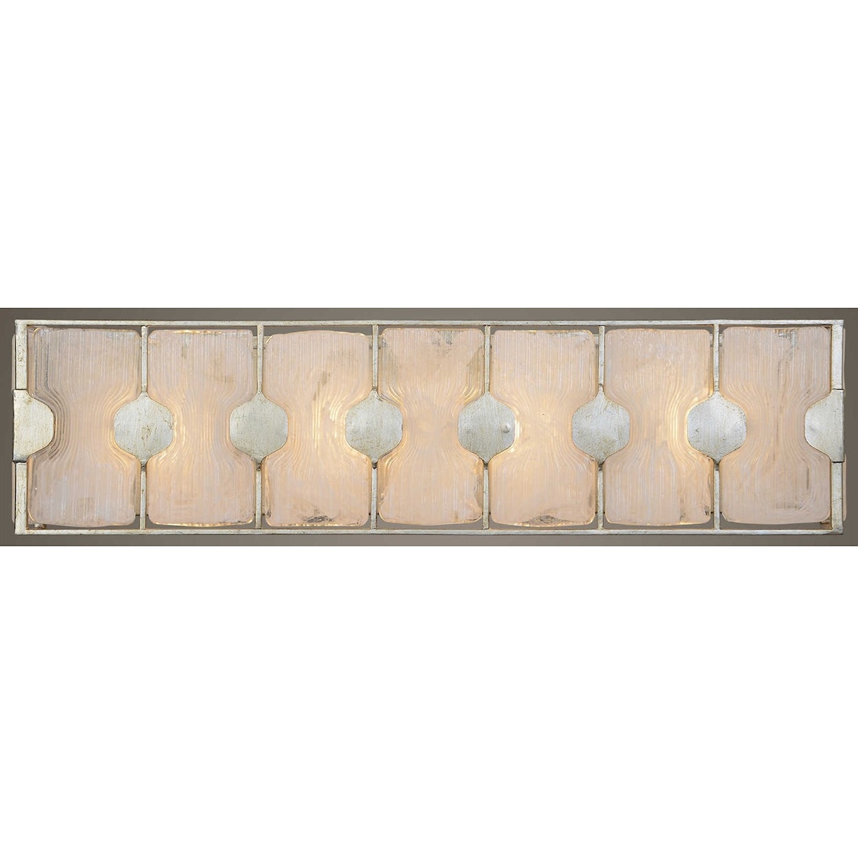 Uttermost Lighting Fixtures - Wall Sconces Rene 4 Light Swirl Glass Vanity