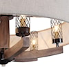 Uttermost Lighting Fixtures - Chandeliers Woodall 6 Light Drum Chandelier