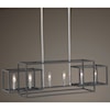 Uttermost Lighting Fixtures - Chandeliers Quadrangle 6 Light Chandelier