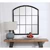 Uttermost Arched Mirrors Lyda Aged Black Arch Mirror
