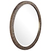 Uttermost Mirrors - Round Wayde Gold Bark Round Mirror