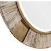 Uttermost Mirrors - Round Reuben Gold Round Mirror