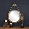 Uttermost Mirrors - Round Melton Round Pulley Mirror