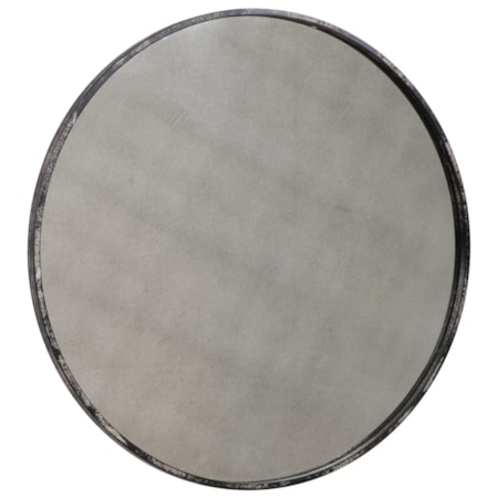 Argand Industrial Round Mirror