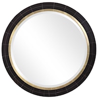 Nayla Tiled Round Mirror