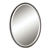 Sherise Bronze Oval Mirror