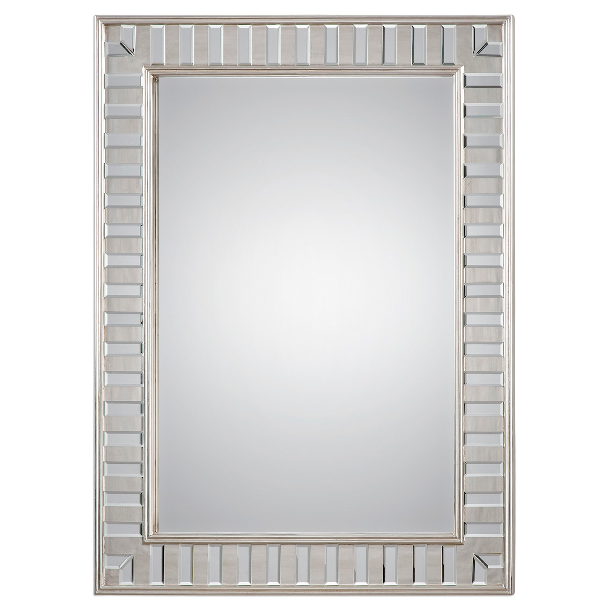 Uttermost Mirrors Lanester Silver Leaf Mirror