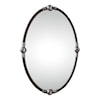 Uttermost Mirrors - Oval Carrick Black Oval Mirror