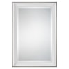 Uttermost Mirrors Lahvahn White Silver Mirror