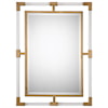 Uttermost Mirrors Balkan Modern Gold Wall Mirror