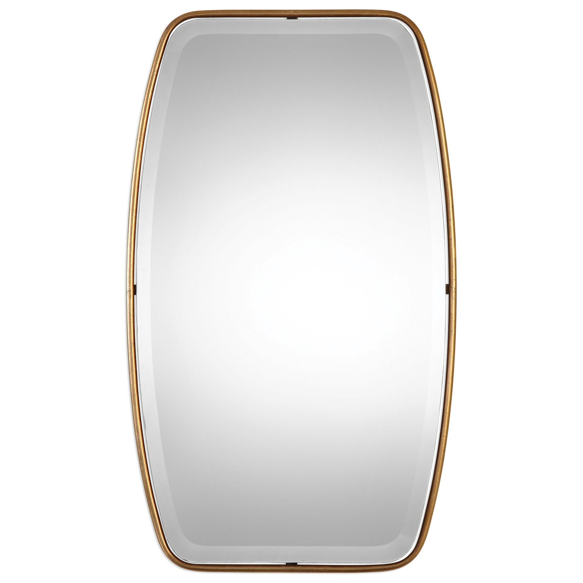 Canillo Antiqued Gold Mirror