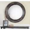 Uttermost Mirrors - Round Tanaina Silver Round Mirror