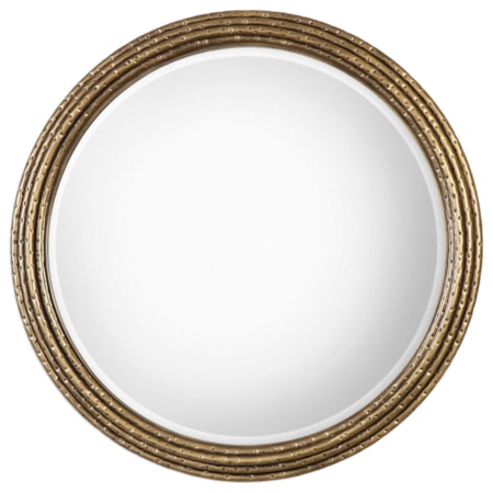 Spera Round Gold Mirror