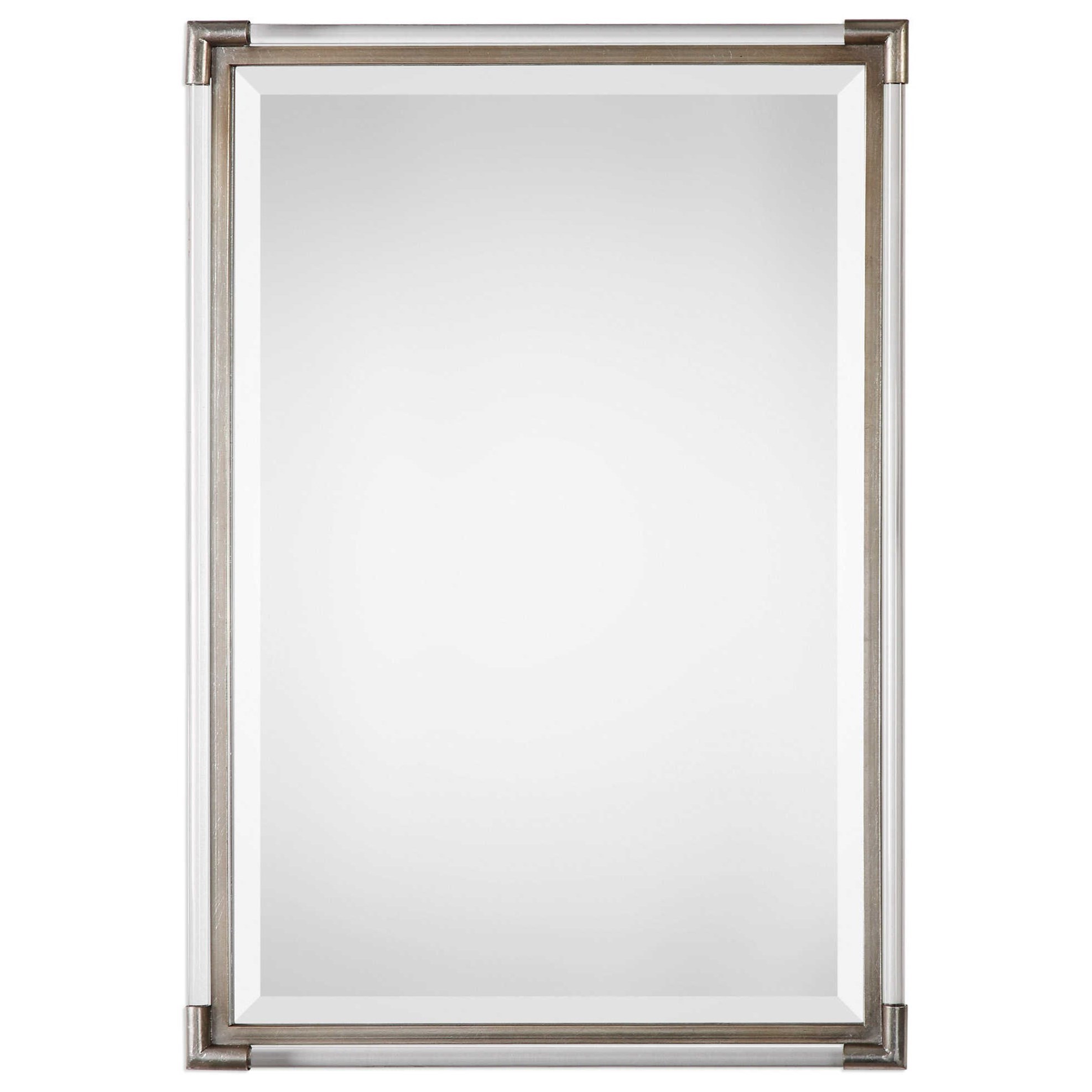 Mackai Metallic Silver Mirror