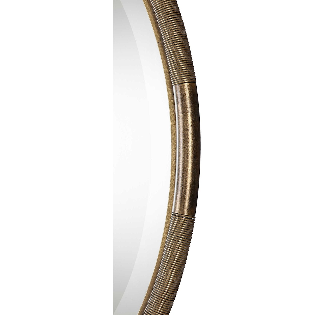 Uttermost Mirrors - Round Finnick Iron Coil Round Mirror