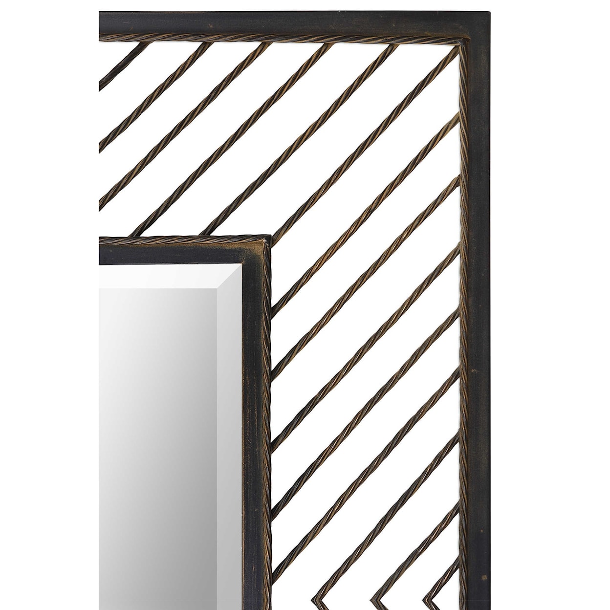 Uttermost Mirrors Karel Chevron Mirror