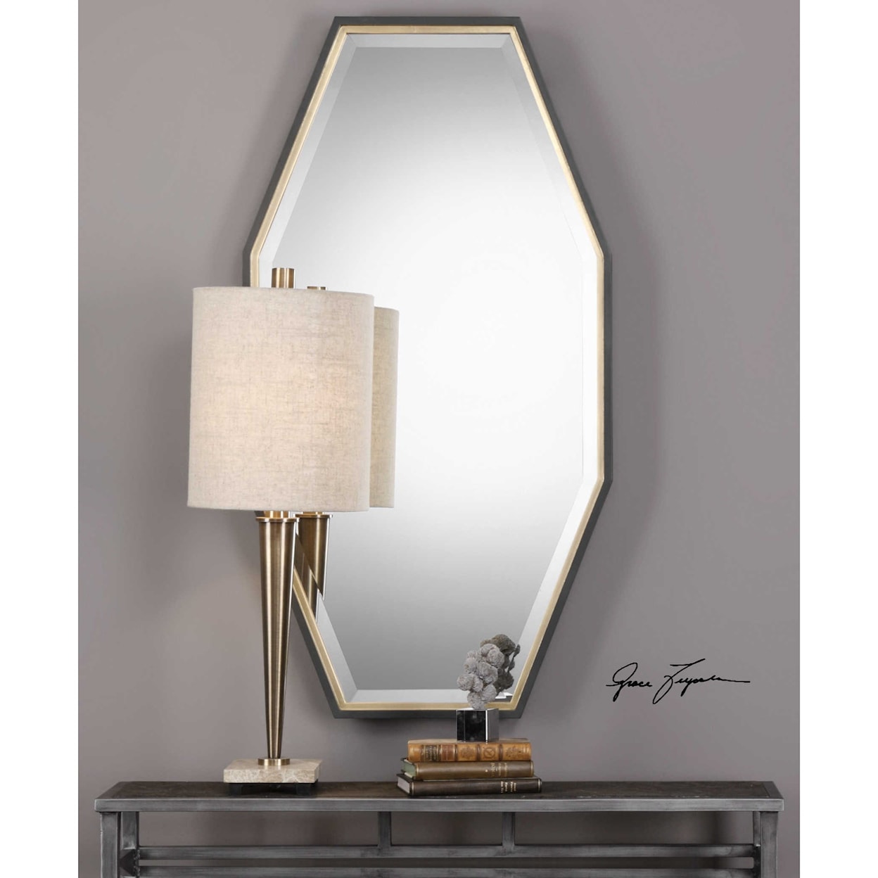 Uttermost Mirrors Savion Gold Octagon Mirror