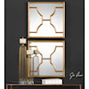 Uttermost Mirrors Misa Gold Square Mirrors Set of 2