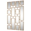 Uttermost Mirrors Kennon Forged Gold Rectangles Mirror