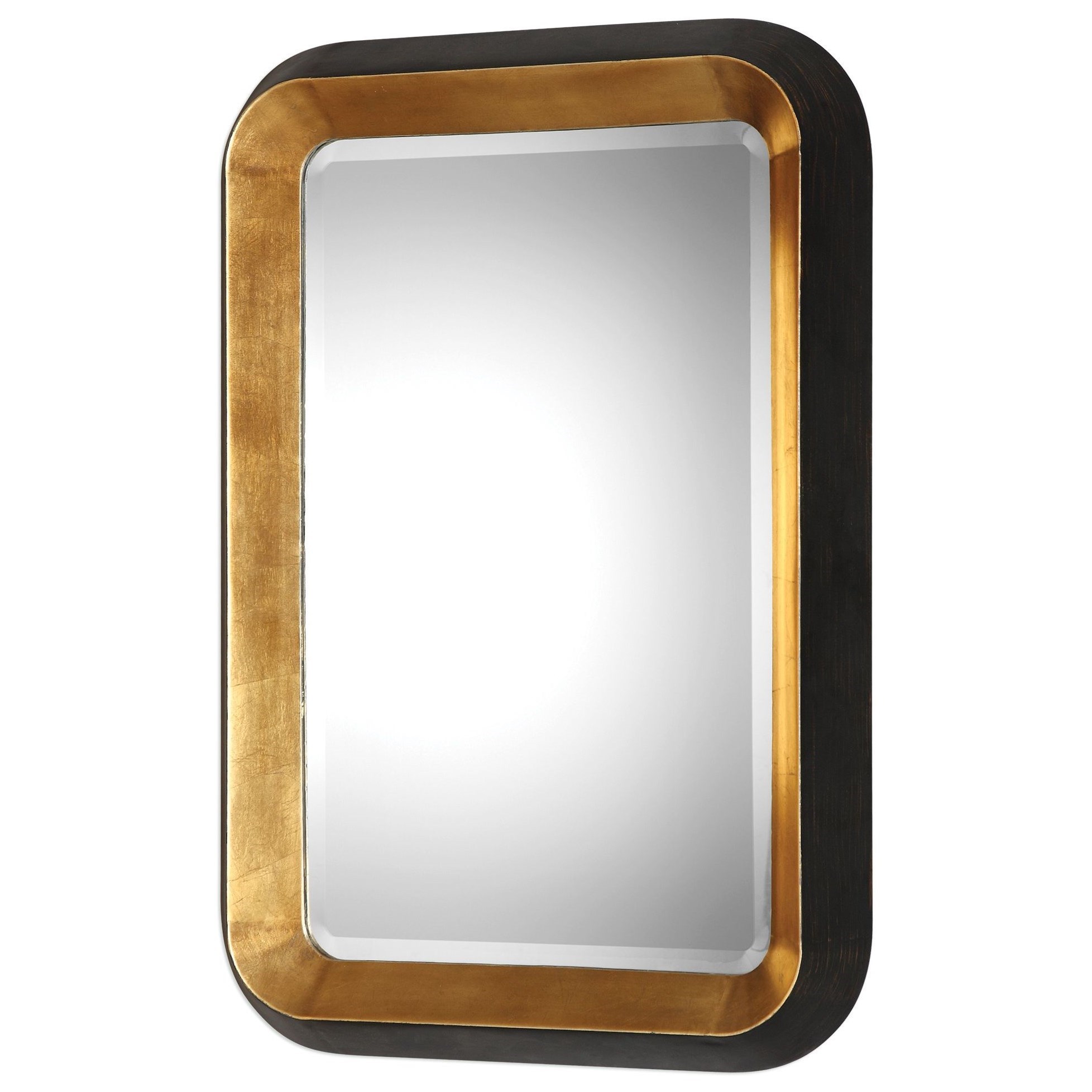 Niva Metallic Gold Wall Mirror