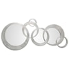 Uttermost Mirrors - Round Odiana Silver Rings Modern Mirror