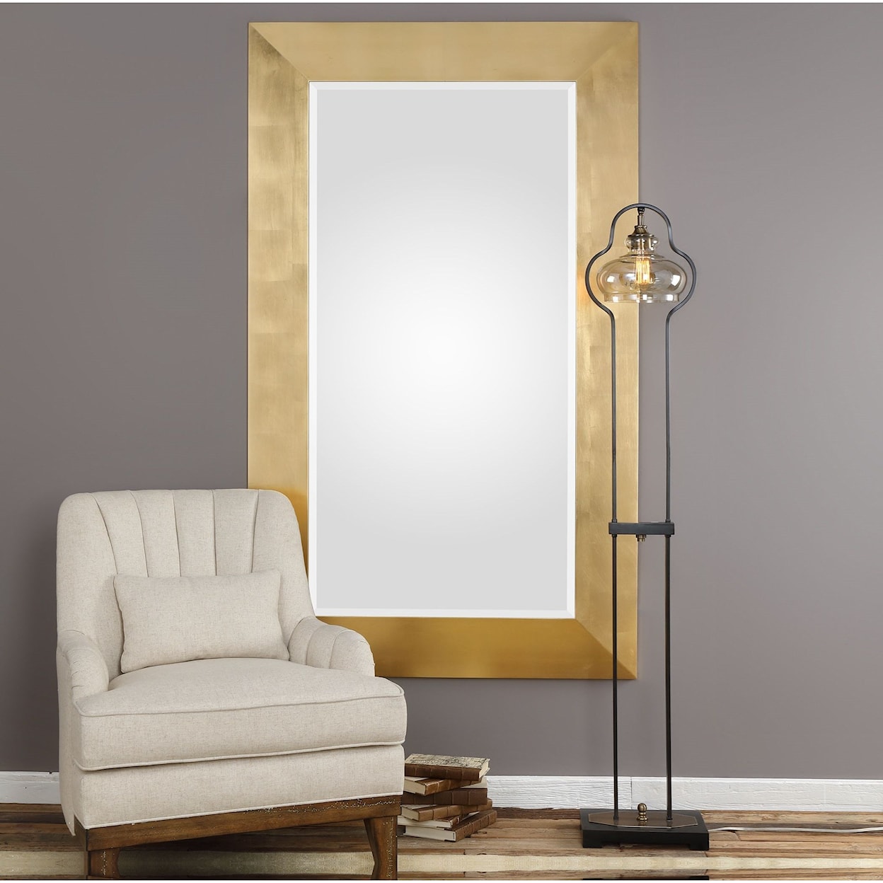 Uttermost Mirrors Chaney Gold Mirror