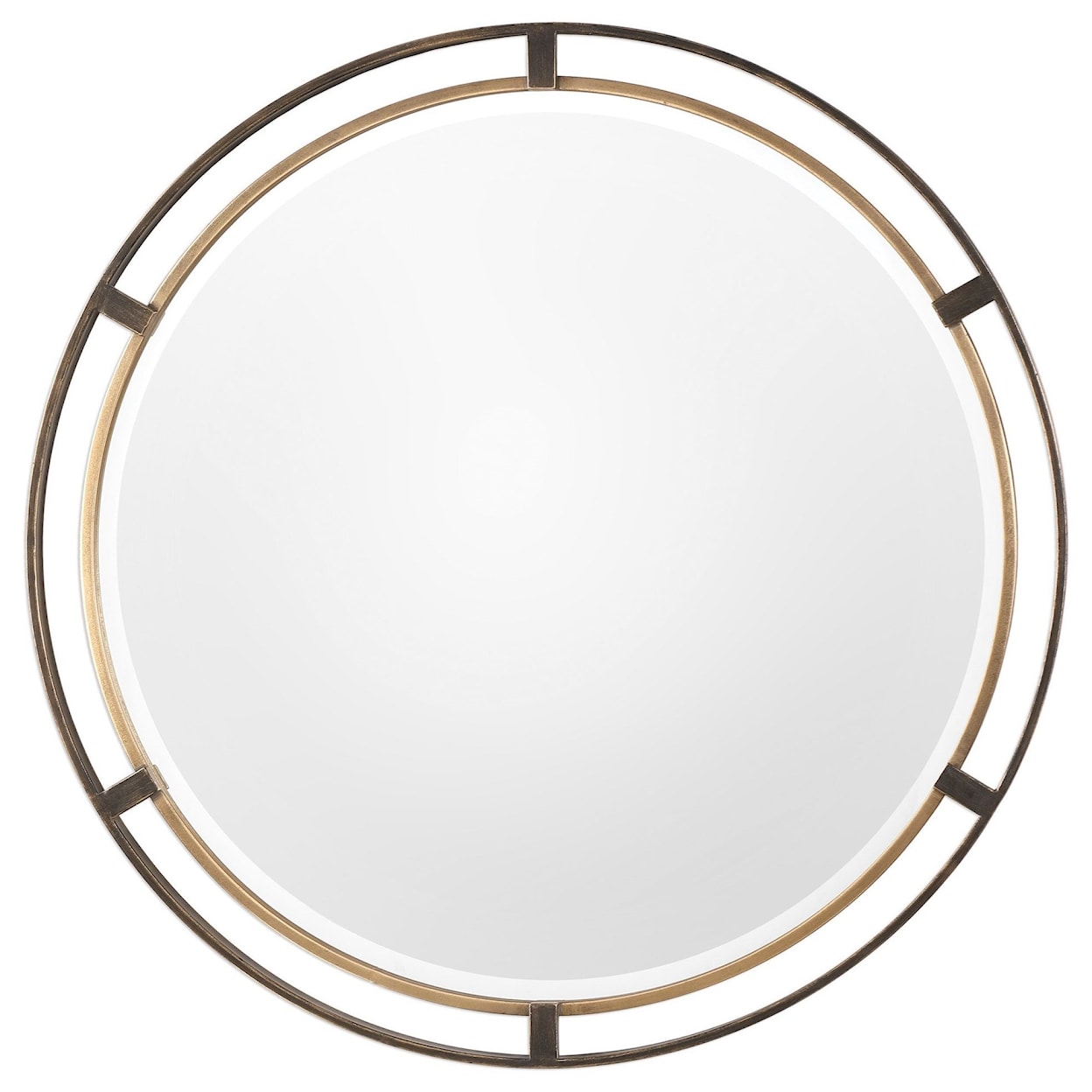 Uttermost Mirrors - Round Carrizo Bronze Round Mirror