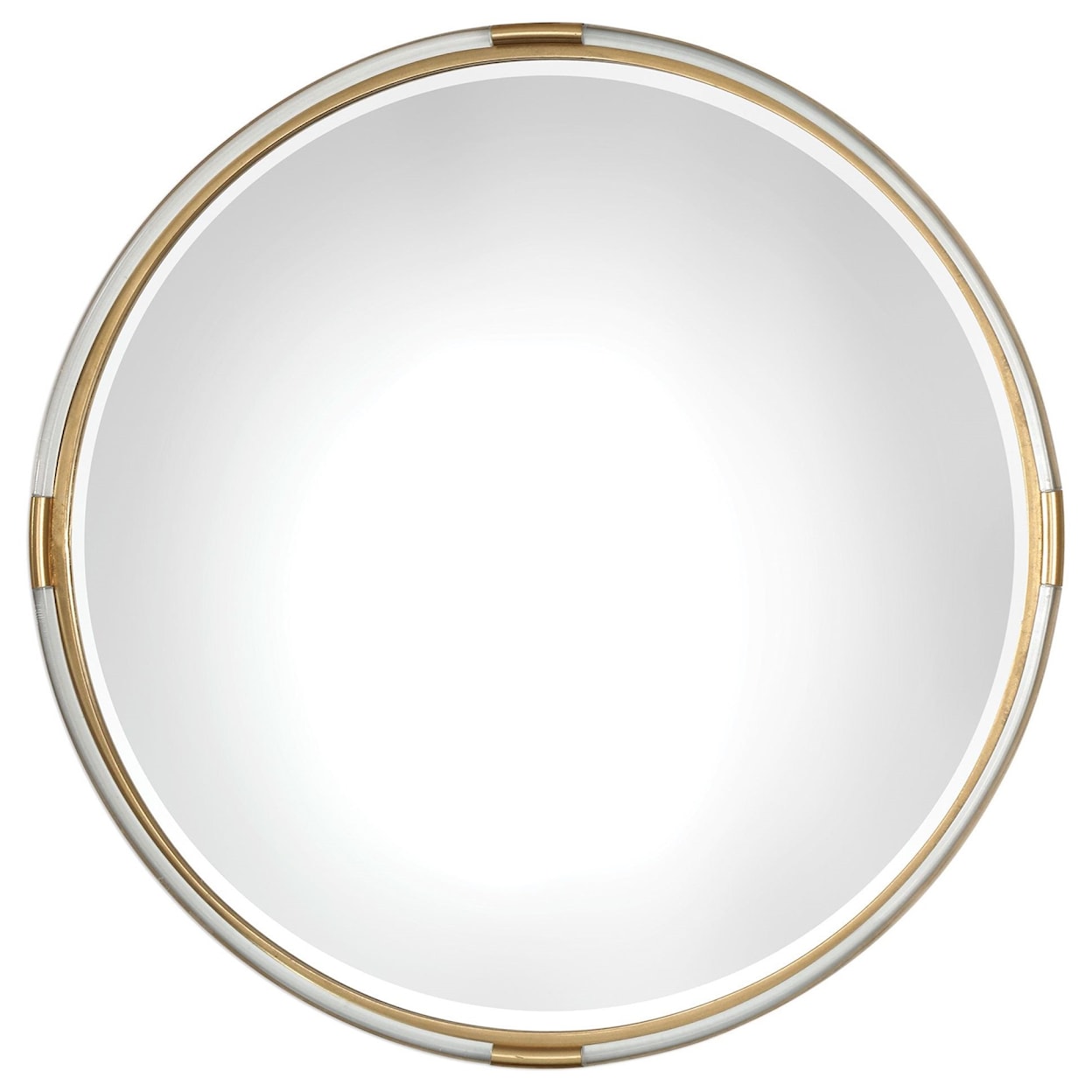 Uttermost Mirrors - Round Mackai Round Gold Mirror