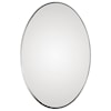 Uttermost Mirrors - Oval Pursley Brushed Nickel Oval Mirror