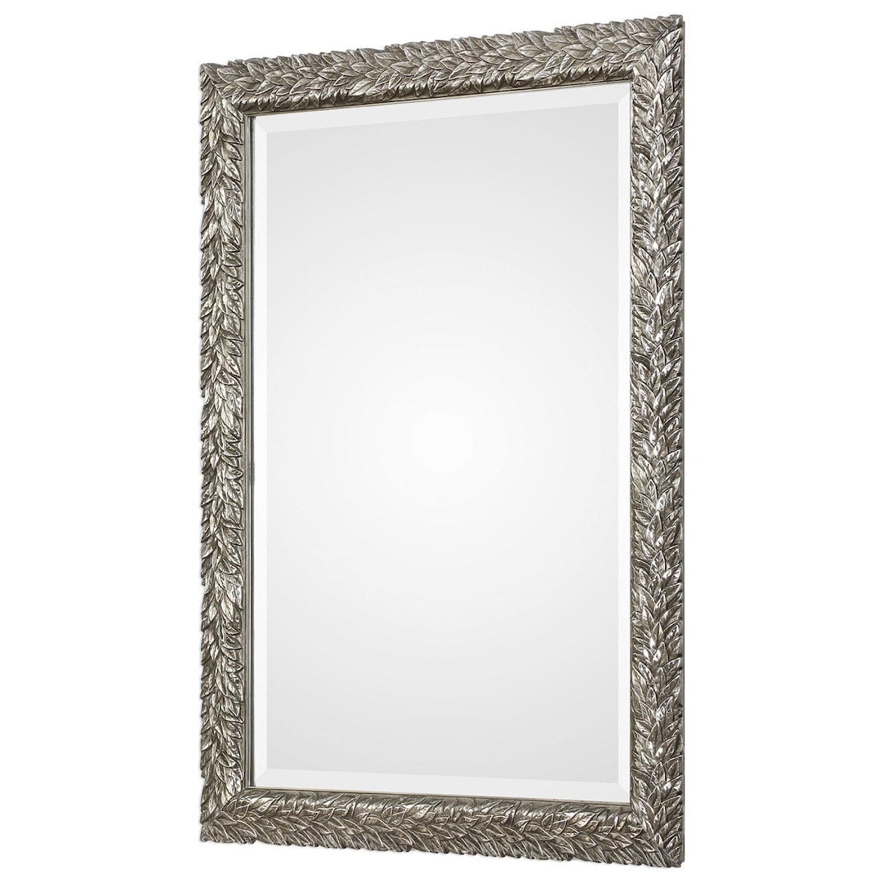Uttermost Mirrors Evelina Silver Leaves Mirror