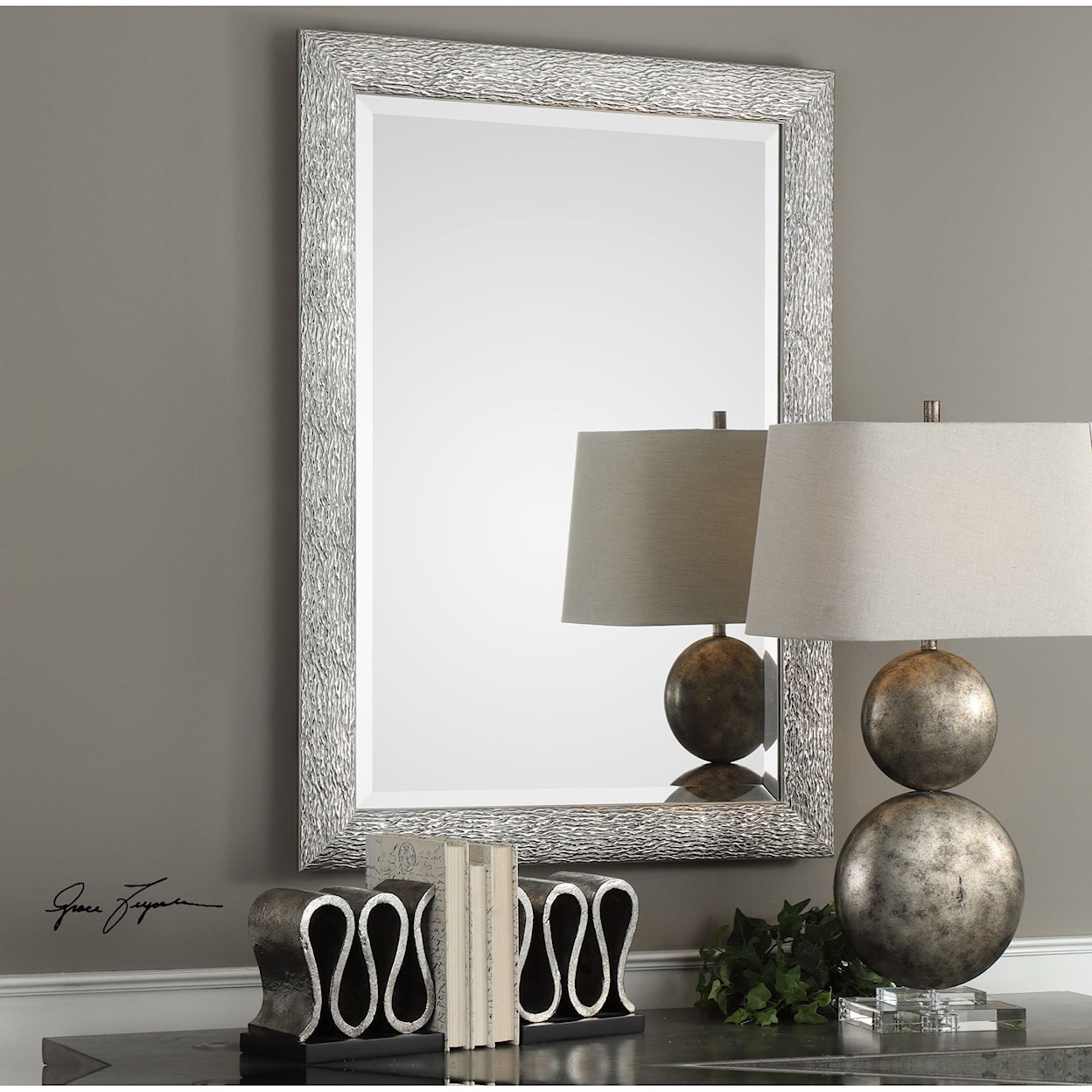 Uttermost Mirrors Mossley Metallic Silver Mirror