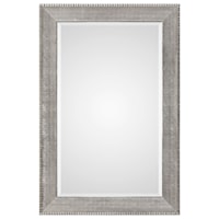 Leiston Metallic Silver Mirror