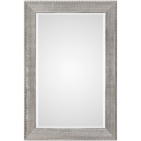 Leiston Metallic Silver Mirror