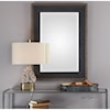 Uttermost Mirrors Staveley Rustic Black Mirror