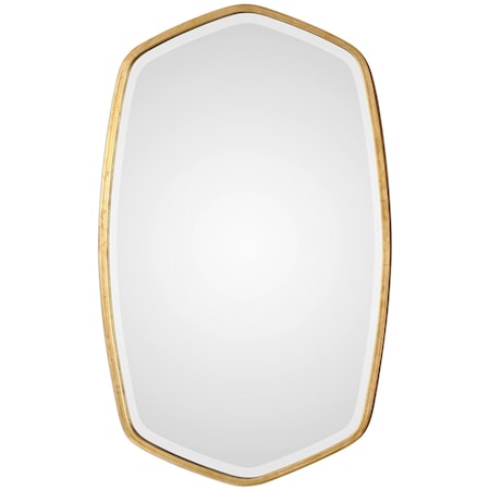 Duronia Antiqued Gold Mirror