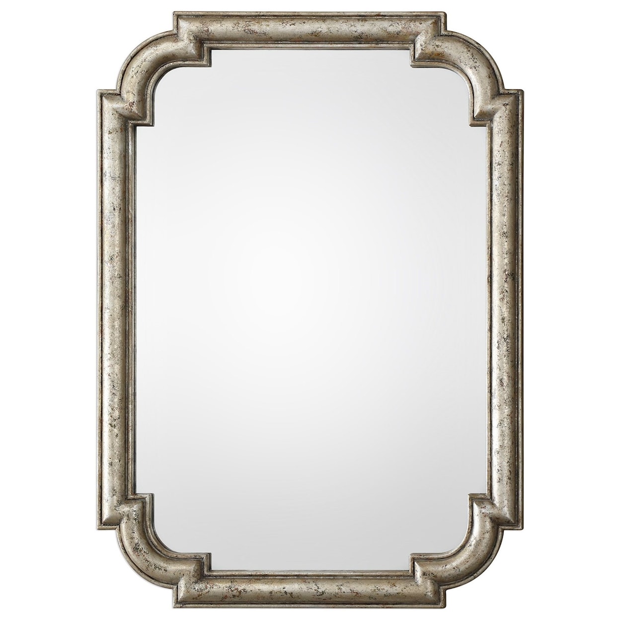 Uttermost Mirrors - Oval Calanna Antique Silver Mirror