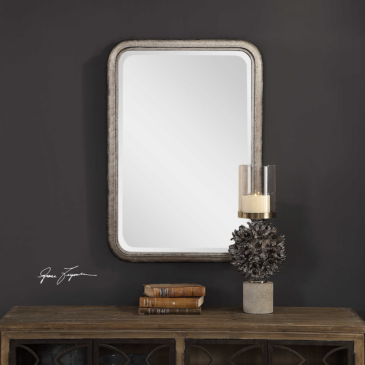 Uttermost Mirrors Madox Industrial Mirror