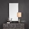 Uttermost Mirrors Gabelle Metallic Silver Mirror