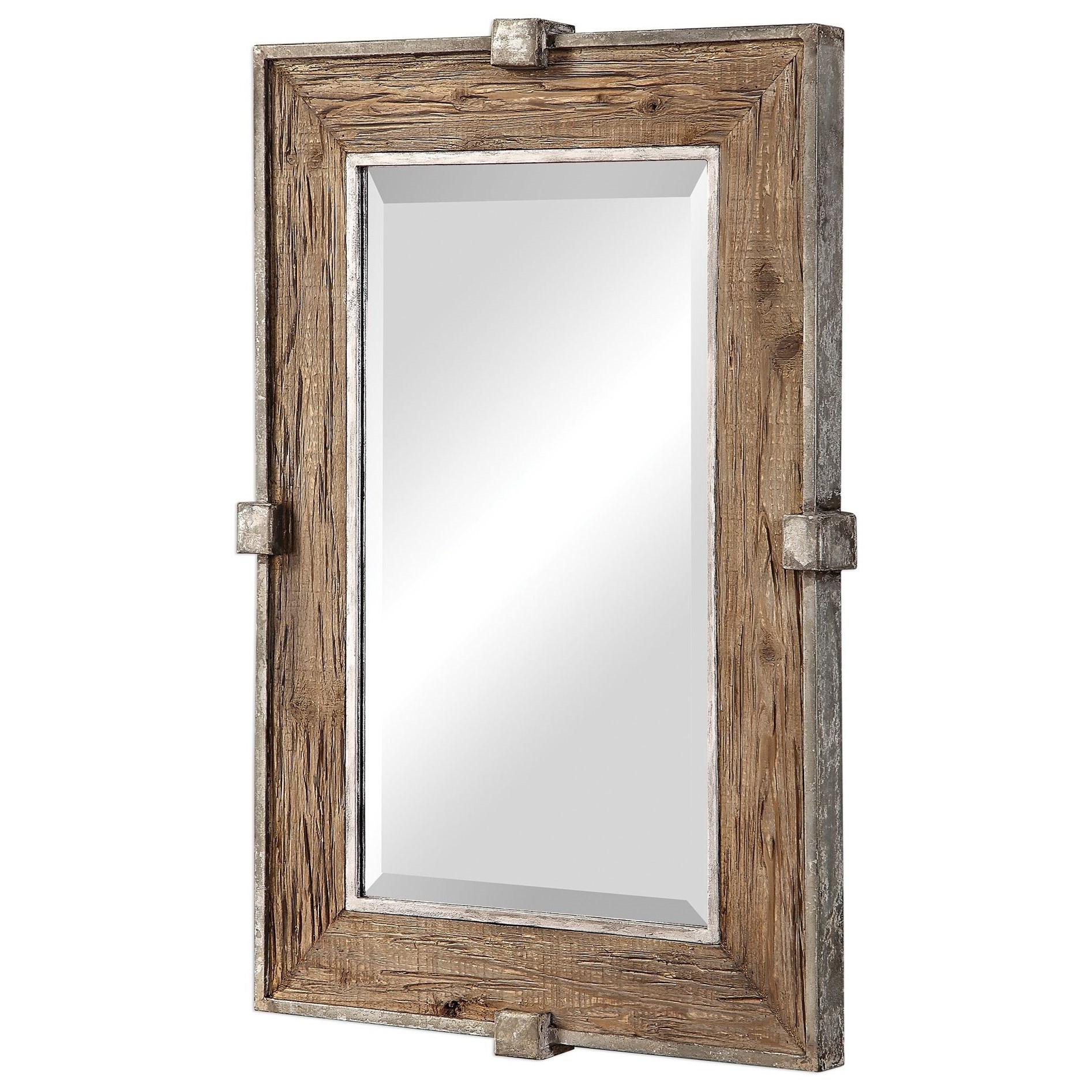Siringo Weathered Wood Mirror