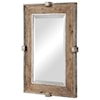 Uttermost Mirrors Siringo Weathered Wood Mirror