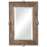 Siringo Weathered Wood Mirror