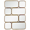 Uttermost Mirrors Canute Modern Gold Mirror