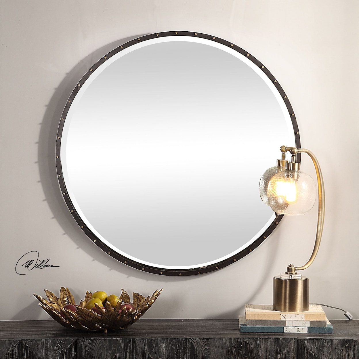 Uttermost Mirrors - Round Benedo Round Mirror