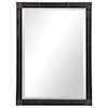 Uttermost Mirrors Gower Aged Black Vanity Mirror