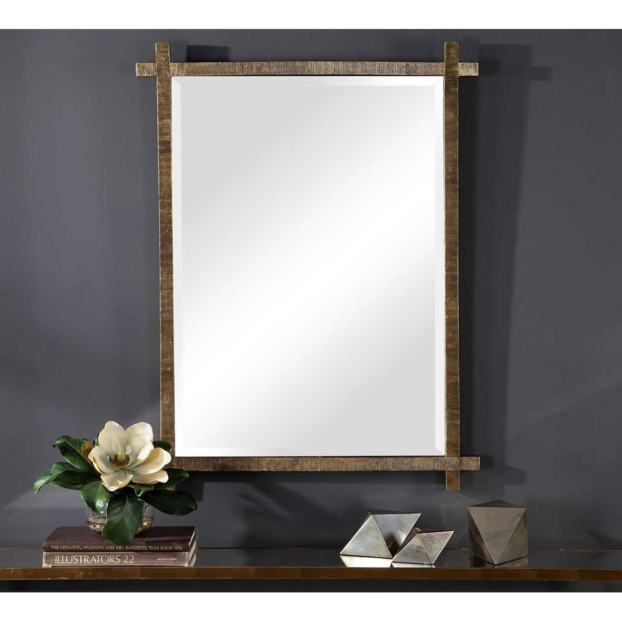 Uttermost Mirrors Abanu Gold Vanity Mirror