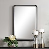 Uttermost Mirrors Croften Black Vanity Mirror