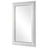 Uttermost Mirrors Piper Large White Mirror